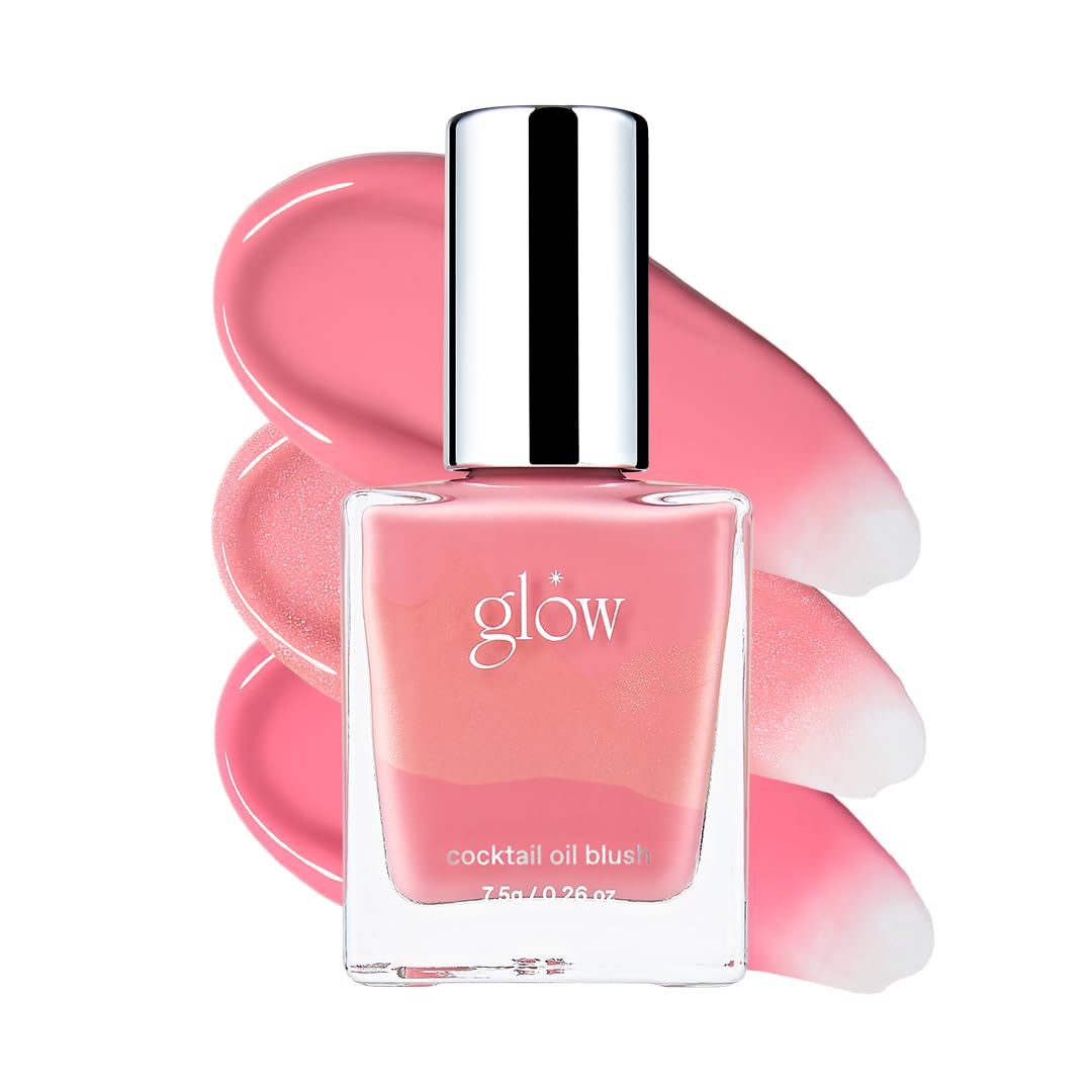glow liquid blush | lightweight | dewy radiant finish | buildable, long-lasting colour | 3‑layer oil blush | healthy glow for cheeks | 2.7 oz (