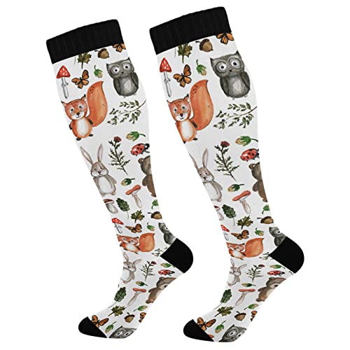 Wandersocken Niedliche Tiere Aquarellbilder Kindergarten Geeignet...