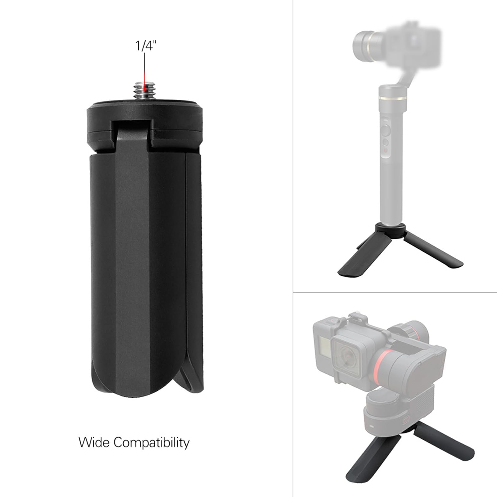 Andoer Portatile pieghevole Time Lapse fotografia staffa Mini Gimbal treppiede per FeiyuTech