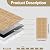 Wood Slat Peel and Stick 3D Wall Panel -23.6"x118"Soundproof Self-Adhesive Wall Sticker, Removable Thick PVC Slat Contact Paper for Kitchen, Bedroom,Ceiling Wall Decoration(Dark Brown,19Sq.ft)