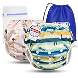 KIDVERSE Schwimmwindel Baby 0-3 Jahre - Set Schwimmwindeln wiederverwendbar