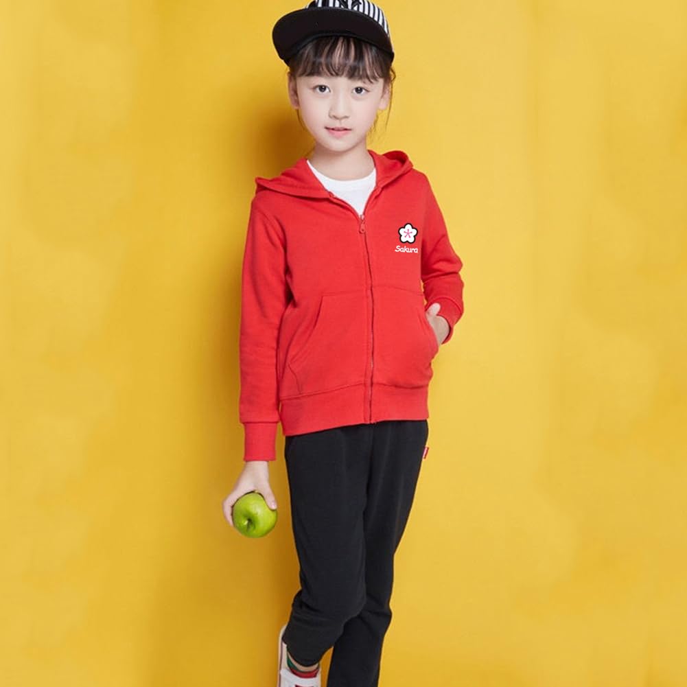 Tuta da jogging per bambini e bambine, set di abbigliamento da 2 pezzi