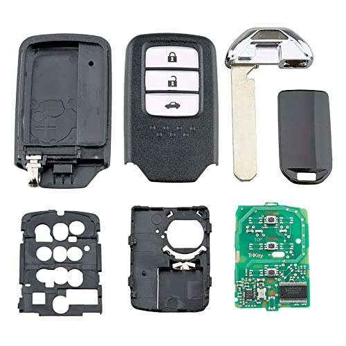 Llave remota inteligente para coche City o Jazz 2015 con chip ID47 y mando de 3 botones 5