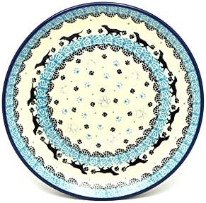 Polish Pottery Plate - Salad/Dessert (7 3/4") - Diggity Dog