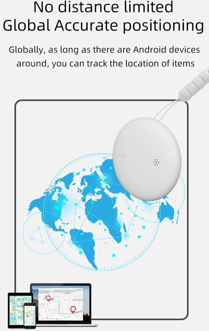 Kalyma Traceo Tracker Echtzeit Track Anti-Lost (Schwarz-Android System,X3PCS)