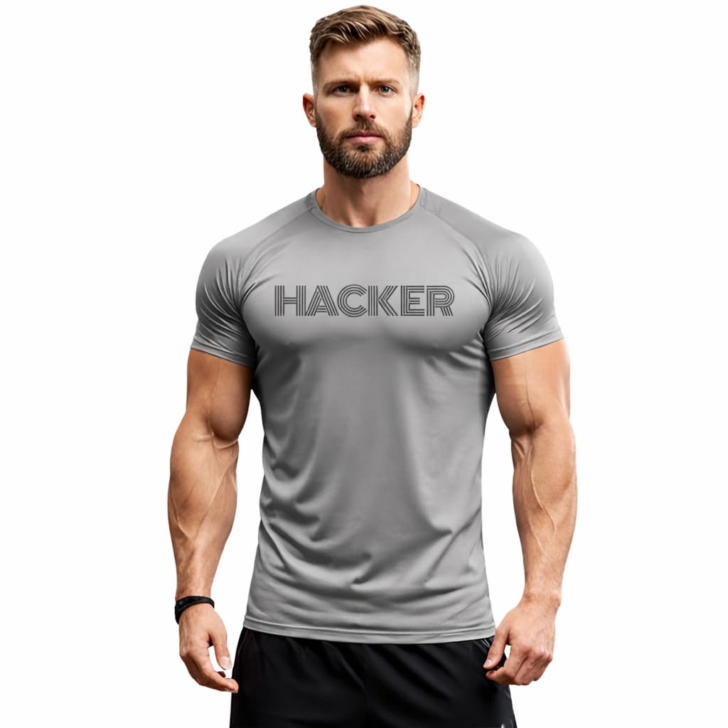 3Colours RGB Polyester T-Shirt, High-Performance, Quick-Dry Sportswear-Hacker-image-45