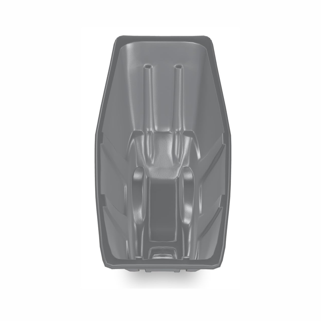 Industrial Gray 0.5 Cubic Heavy-Duty Tilt Truck – 300 lb Capacity, Durable Polyethylene, Easy Dumping & Transport, Ideal for Commercial Waste, Landscaping, and Facility Maintenance