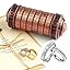TUPARKA Da Vinci Code Mini Cryptex Valentine's Day Interesting Creative Romantic Birthday Gifts for Her Red Bronze Color