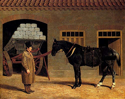 Huile sur toile faite à la main d'un tableau célèbre de John Frederick Herring