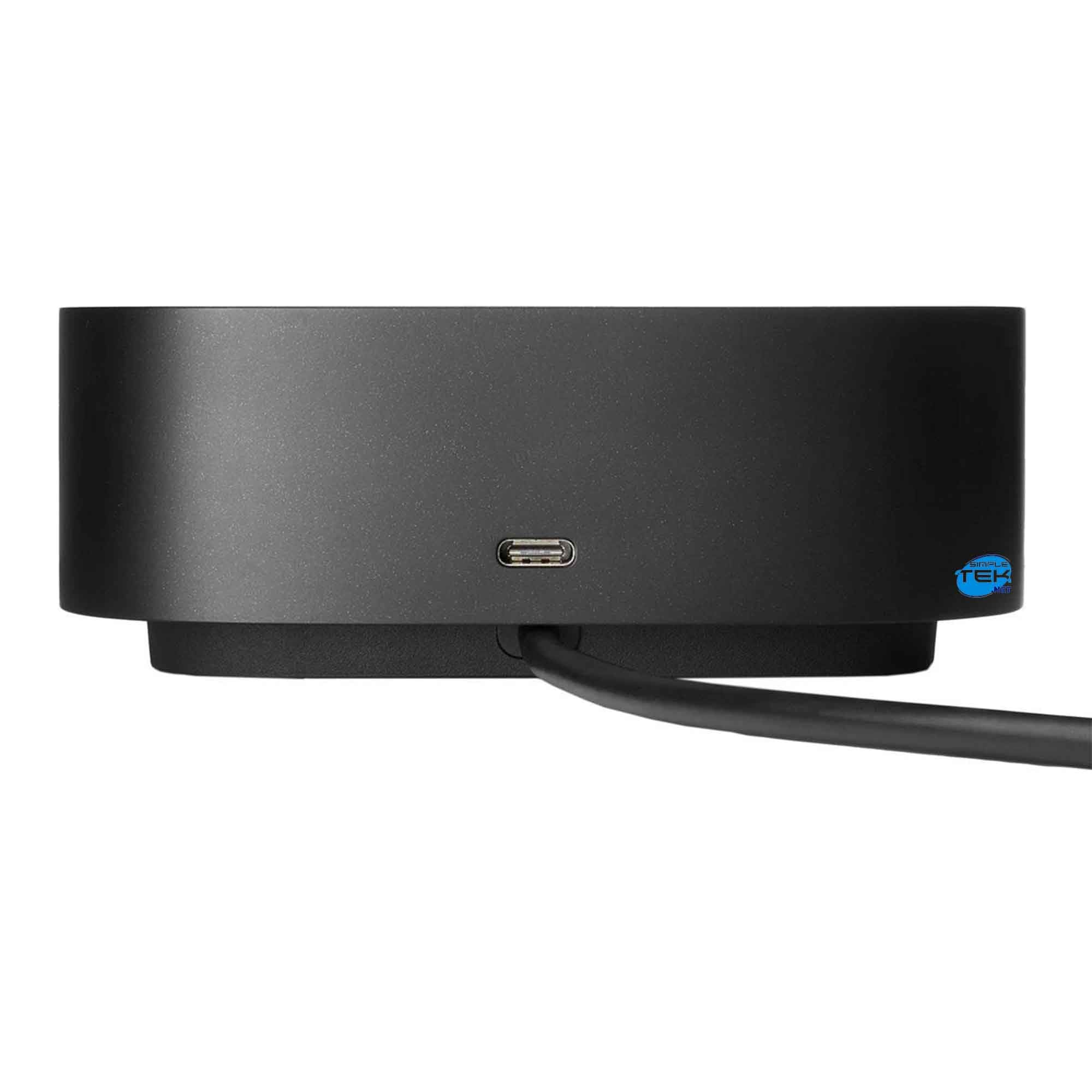 SIMPLETEK - Docking Station - Compatibile con HP | USB-C - 2x USB-A - 2x DisplayPort - HDMI - RJ-45 | Con alimentatore (Ricondizionato)