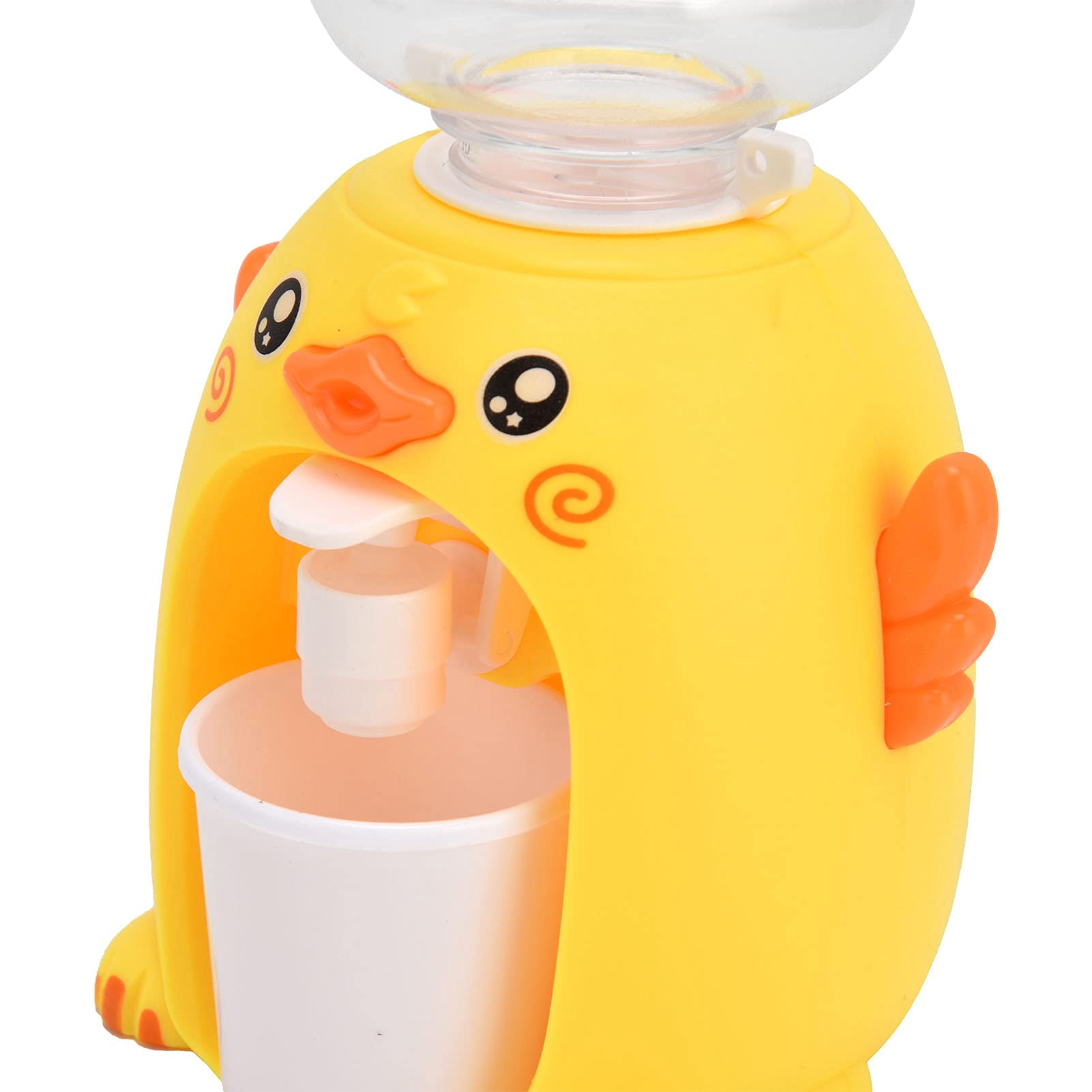 Mini Simulatie Waterdispenser, Plastic Waterdispenser met Papier 2 Kopjes, Mini Waterdispenser Speelgoed voor Kinderen, Drankdispenser Speelgoed Kinderen Poppenhuisaccessoires (Grote schattige kikker