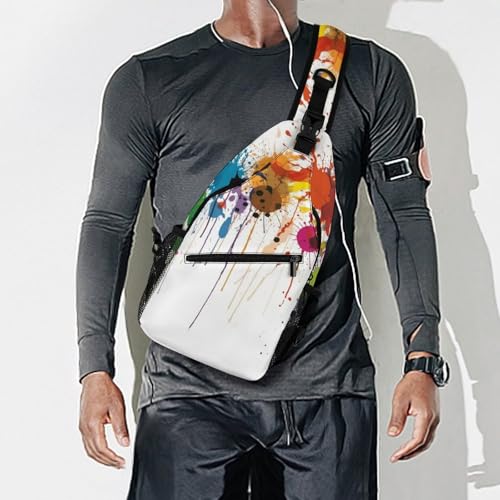 Mochila tipo sling para senderismo y uso casual miniatura 7
