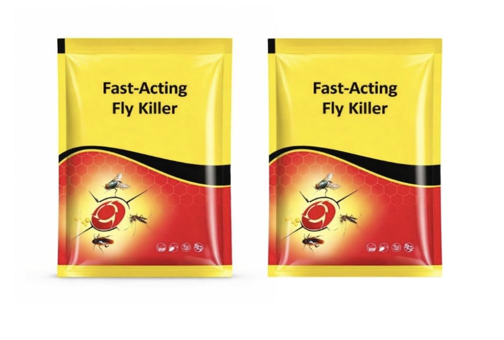 Multi Scene Fast Acting Fly Killer Powder | Powerful Fly & Insect Control for Home Kitchen Garden & Farm | Indoor Outdoor Pest Control Formula (2)-image-48