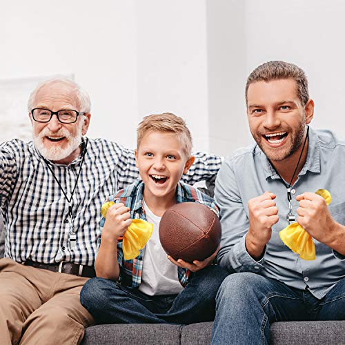 image for Gejoy 4 Pieces Penalty Flag Football Flags Football Referee Flag with 