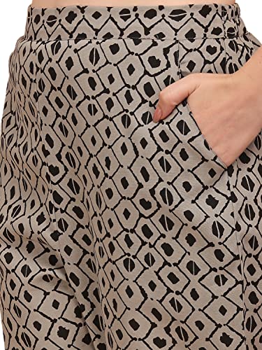 Image of NAINVISH Cotton Blend Kurta Pant Set | Ethnic Kaftan Co Ord Pant Set | Casual Wear Kaftan Pant & Top Set | Fancy Kaftan Top & Pant Set | Women Top & Pant