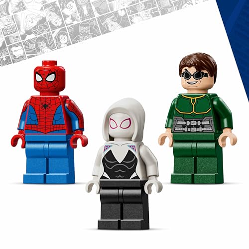Image of LEGO ǀ Marvel Mech Battle: Spider-Man vs. Doc Ock - Super Hero Building Toy with 2 Mechs - 76338