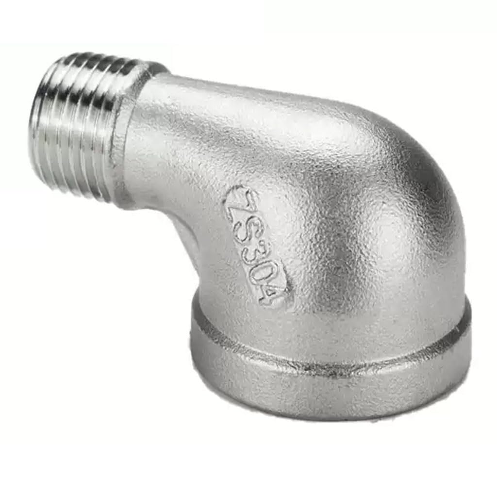 1 pz 1/4" 3/8" 1/2" 3/4" 1" 1-1/4" Femmina a Maschio 90° Riduttore Gomito, 90 Gradi Acciaio Inox SS304 Raccordi for Tubi(2-1/2" to 2")