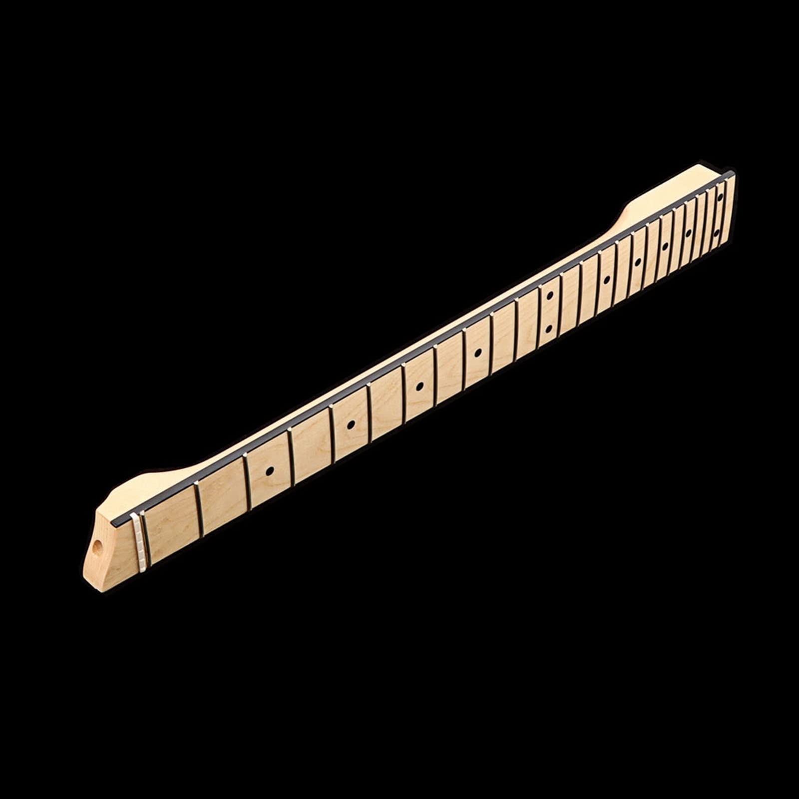 25 Fret Acero Legno Chitarra Collo Senza Testa Tastiera Collo Tastiera Chitarra Stringed Strumenti Musicali Parti