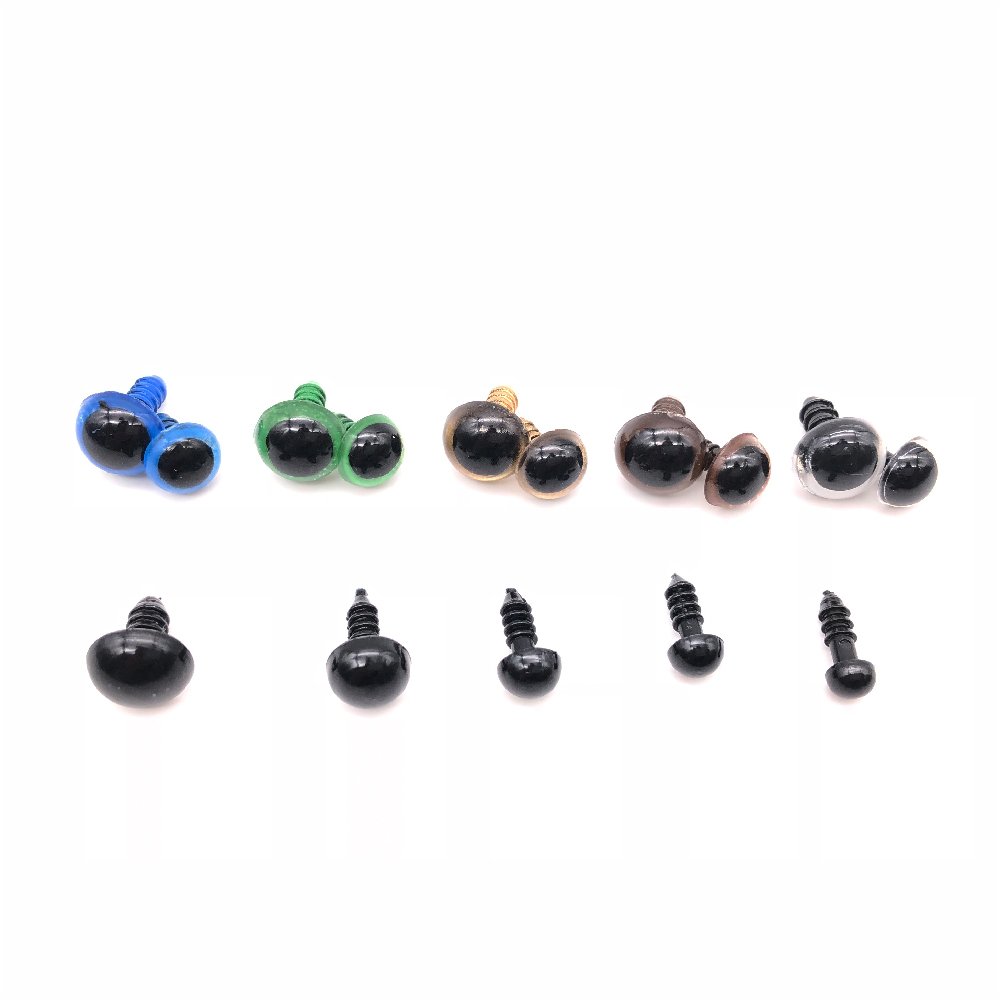 BITEYI 130 Nez En Plastique Colorés De Sécurité Avec Rondelles - 12-16mm Pour Poupées, Marionnettes Et Animaux En Peluche DIY