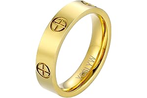 Trendy Stainless Steel Love Friendship Ring for Women