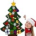 Wall Hanging Decoration-Christmas Advent Calendar, Christmas Tree Set with Ornaments