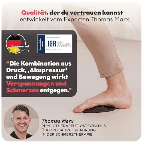 TMX® META Fußtrigger – Fußtrainer gegen Fersensporn & Plantarfasziitis | Linderung von Fußschmerzen, mehr Mobilität & besserem Gangbild | Fußmobilisator & Fußmassage Tool 6