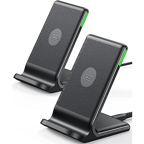 INIU 15W Wireless Charger Stand - 2-Pack Qi-Certified
