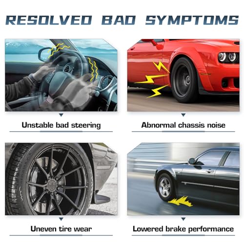 Front Lower Control Arms Kit Fit for 2001-2005 Acura MDX, 2003-2005 Honda Pilot with Ball Joint Tie Rod End Stabilizer Sway Bar End Links Front Lower Suspension Kit - K621349 K621350 - Image 5