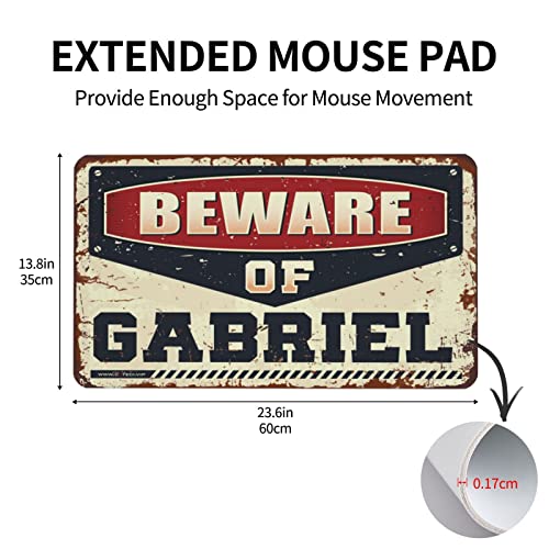 Tapis de souris grand format Gabriel pour protéger votre bureau - 4
