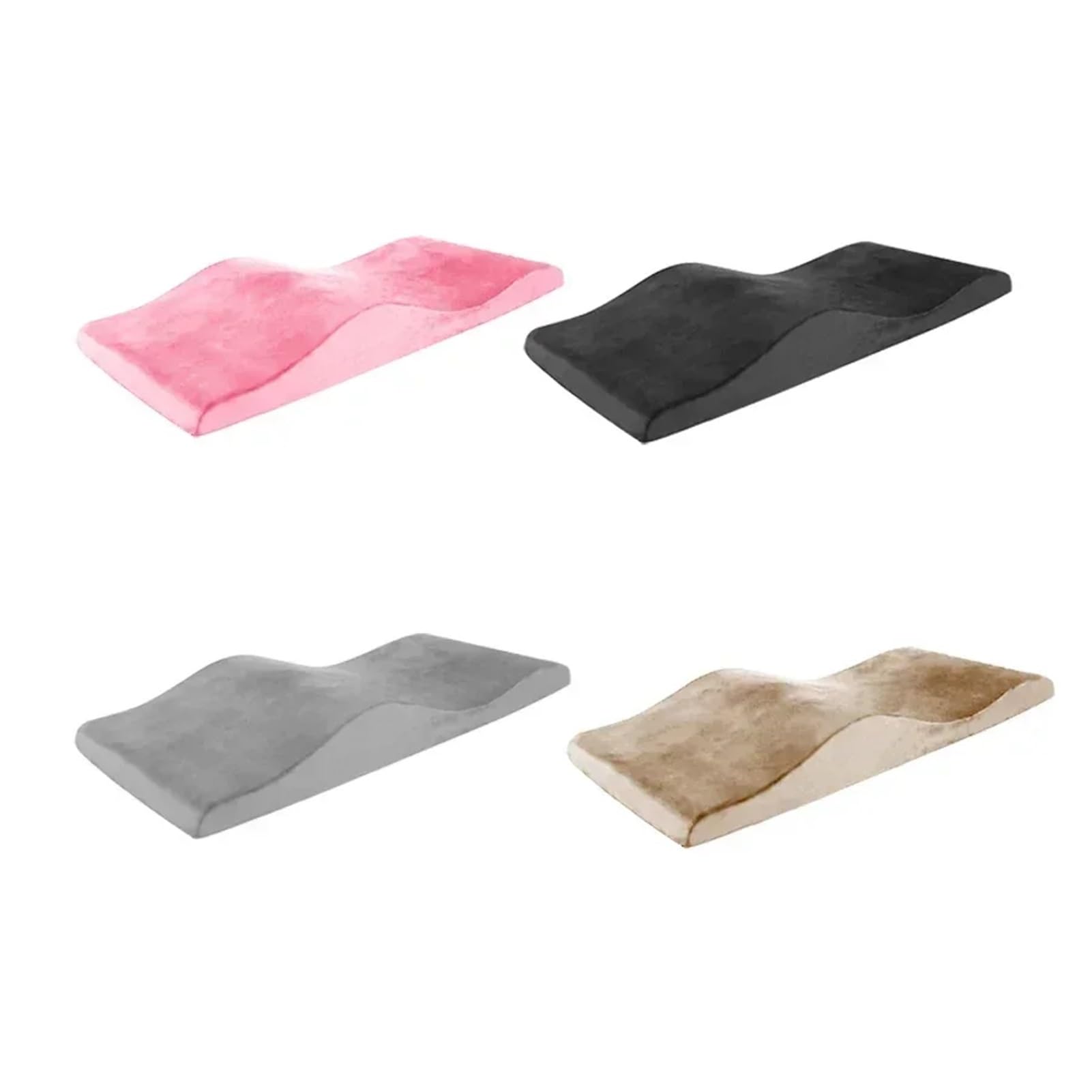 Colchon De PestañAs Curvo Cubrecama de Espuma for pestañas Espuma de Alta Densidad Suave al Tacto Camilla for pestañas Cubrecama de Masaje con Curvas ColchóN De PestañAs(Gray)