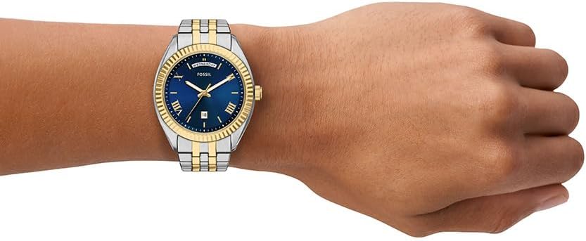 Fossil Men's Campbell Three-Hand Day-Date Stainless Steel Watch - Image 8