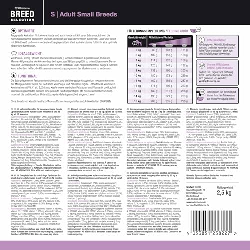 Breed Selection Adult S 2,5 kg |Getreidefreies Trockenfutter | Monoprotein | von Tierärzten entwickelt | Hundefutter mit extre viel Rind | Premiumfutter für Hund