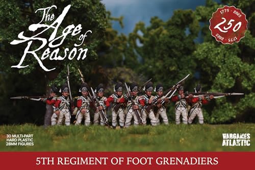 Figurines miniatures Wargames Atlantic : l'excellence du 5ème régiment de grenadiers