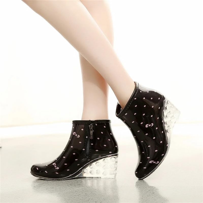 Waterproof Rain Boots For Women Garden Mud Boots Comfort Fit With Slip-Resistant Sole