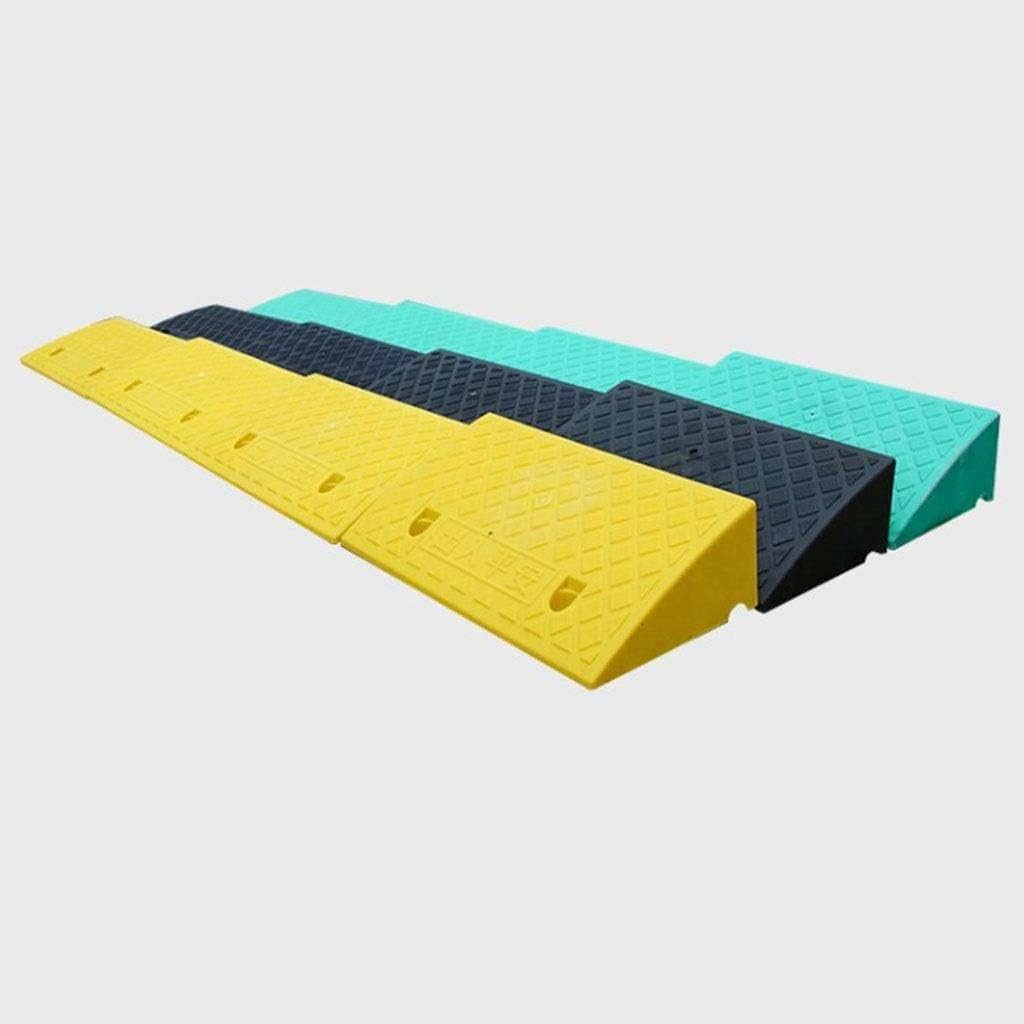 Threshold Ramp,Kerb Ramps for Cars,Threshold Ramp, Plastic Ramps, Outdoor Uphill Slope Pad Threshold Ramps of Parking Lot/Black/50 * 22 * 5Cm