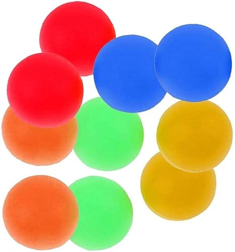 10 bolas de playa ligeras de PVC para remo de playa, accesorios de repuesto para actividades al aire libre, césped y patio trasero