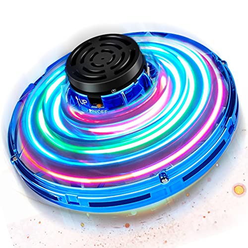 FingToy Mini Drones for Kids,2022 Magic Flying Spinner for Adult Kids Hand Operated Drones Small Sensor Flying Ball Toy with Rotating LED Lights Indoor Outdoor Mini UFO Drone Toys for Boys Girls