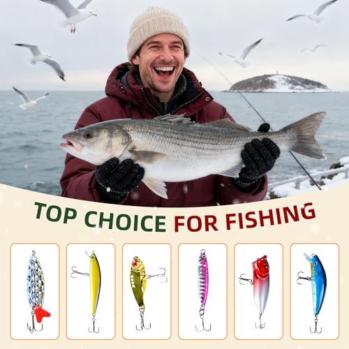 Fishing Advent Calendar 2026-24 Days Countdown with Unique Lures for Freshwater & Saltwater | Christmas Gift for Dad, Grandpa, Boyfriend, Husband & Anglers |2026 Surprise Gift for Men – Image 5