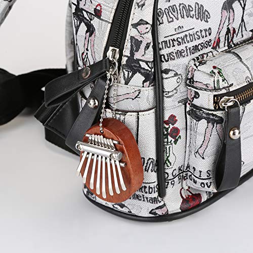 Mini Kalimba 2 Packs With Case, Fixm 8 Keys Finger Thumb Piano Great Gifts For Kids, Adults And Beginners #TOP3