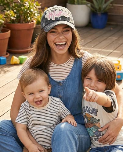 Gorra de béisbol desgastada mujer ajustable sol y viento playa 2