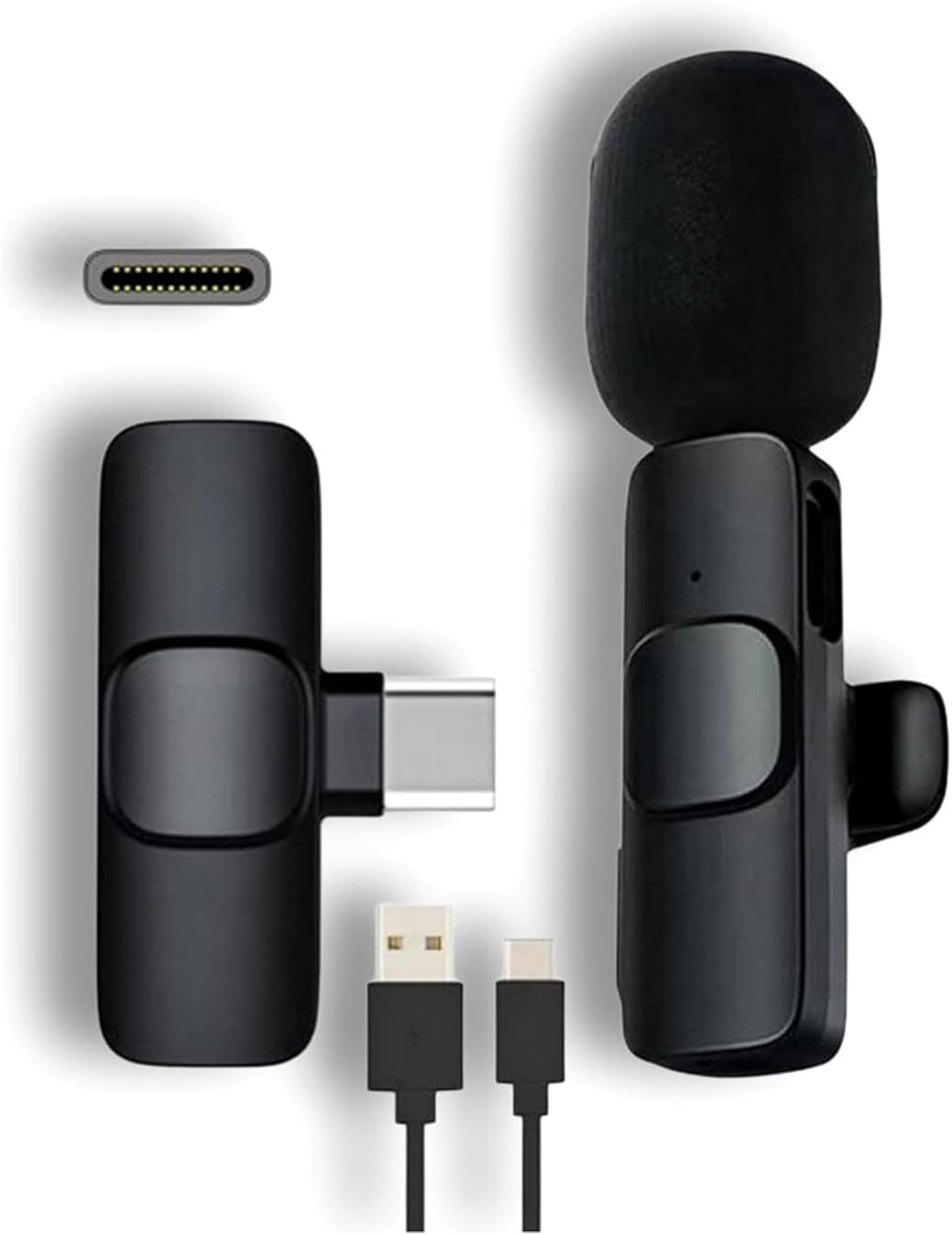 PerfX K8 Single Wireless Microphone for Singing,YouTube, Vlogging, Recording for Compatible Android & iPhone Making Good Sound Lapel Mic for YouTube, Video Recording, Live Streaming