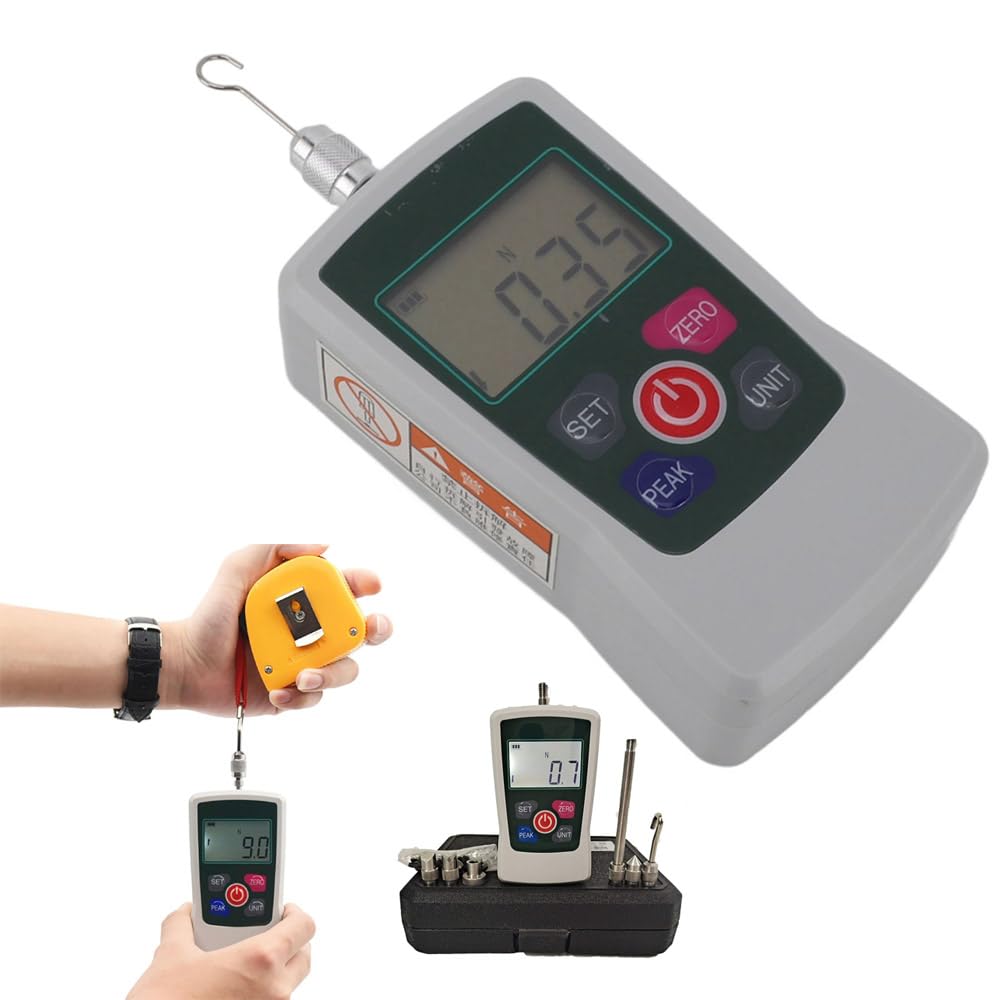 Jauge de force de traction numérique 2N-20N, compteurs de tension de poussée et de traction de haute précision, mini jauge de traction multifonctionnelle, jauge de force pour les