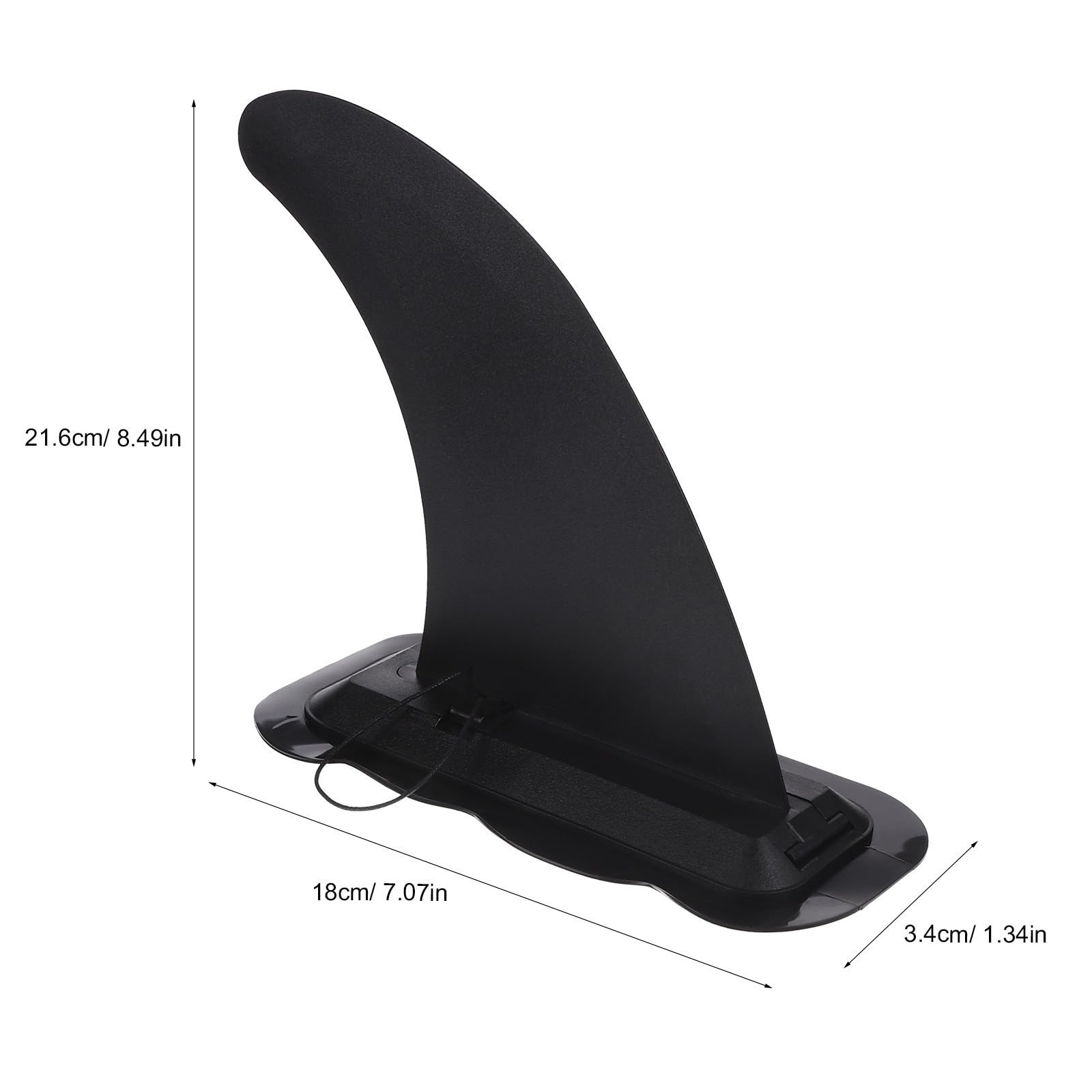 SHINEOFI 3 Stück Abnehmbare Kajak Skeg Mittelflossen aus PVC für Kanu und Paddleboard Platzsparend für Sommerfest und Paddeln Ruhigem Wasser