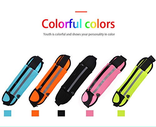 WILLIAM&KATE Cinto esportivo feminino e masculino para corrida ao ar livre, bolsa de 10 a 15 cm, bol