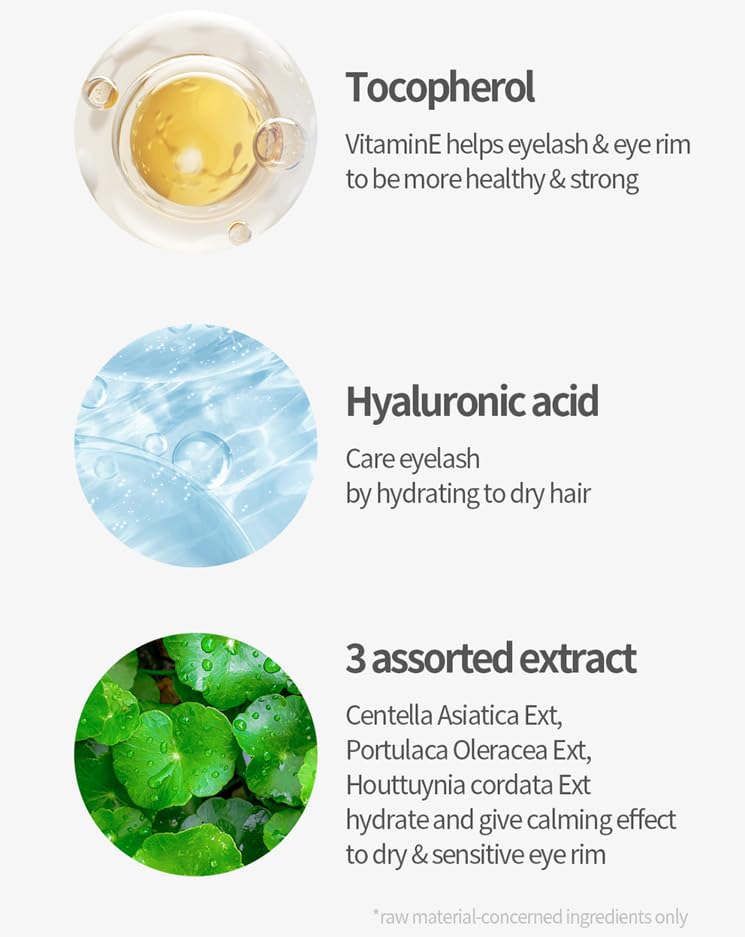 COSNORI Long Active Mascara Remover - Vegan, Mild-cleansing, Multi-remover, Waterproof mascara cleanser, Korean Skincare 0.32 fl.oz (9g) - Image 5