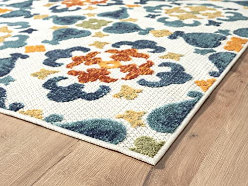 Tapete Abani moderno beige 90x63 pulgadas miniatura 5
