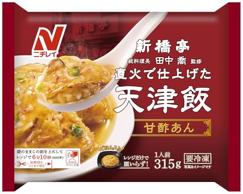 [冷凍] ニチレイフーズ 新橋亭監修 直火で仕上げた天津飯(甘酢あん) 1食入のサムネイル