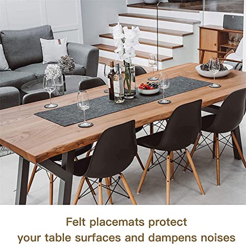 Sets de table en feutrine lavable sous-verres isolants table cuisine - 4