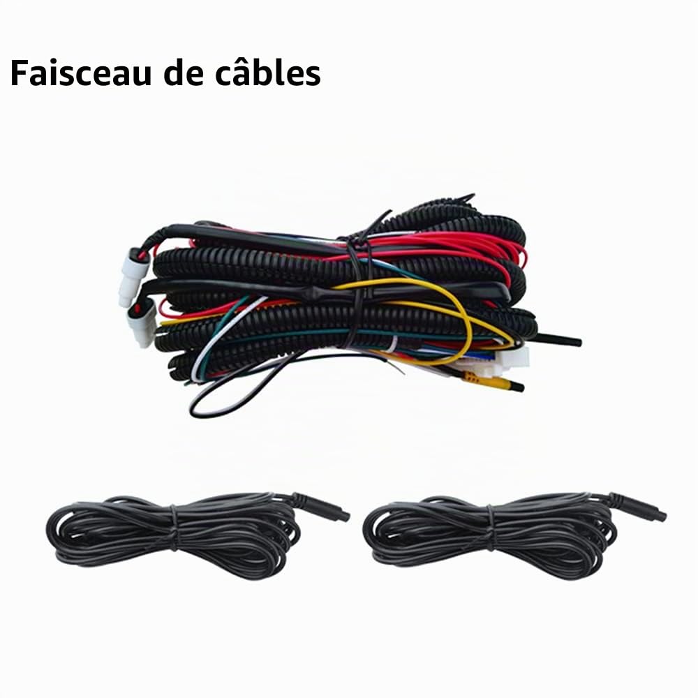 Baceyong Kit de détection de radar BSD - Système de surveillance des angles morts de voiture - Capteur ultrasonique de détection d'angle mort