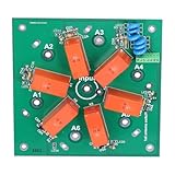 NEIQIUWING für Neuer DIY-Bausatz/Vormontierter 6-Wege-6:1-Koaxial-Fernantennenschalter SO-239 1,8...